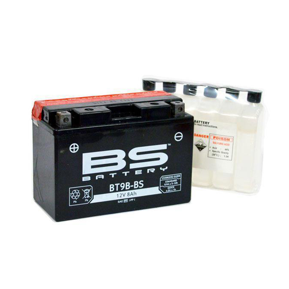 BT9B-BS_0 Akumulator BS 12V 8Ah gel BT9B-BS levi plus (150x68x105) 120A - Image 1