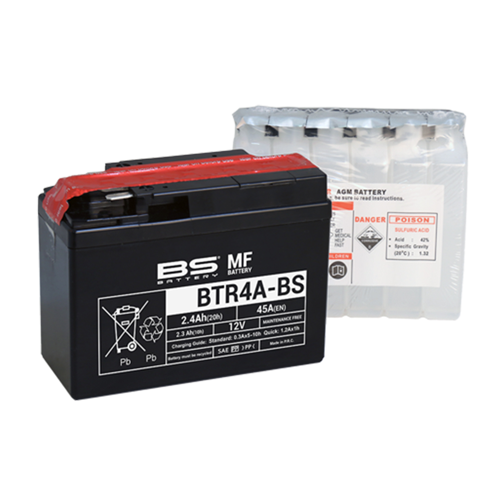 BTR4A-BS_0 Akumulator BS 12V 2.3Ah gel BTR4A-BS (114x49x86) 45A - Image 1