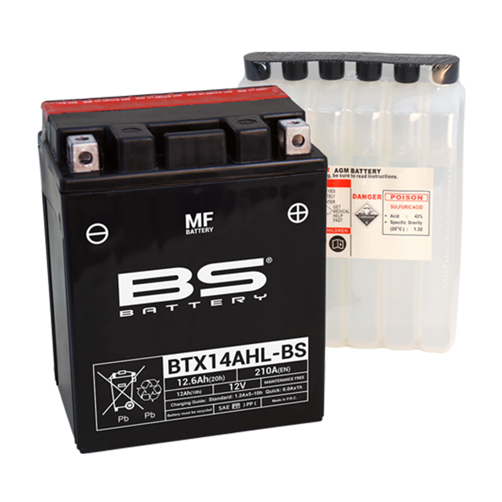 BTX14AHL-BS_0 Akumulator BS 12V 12Ah gel BTX14AHL-BS desni plus (133x90x164) 210A - Image 1