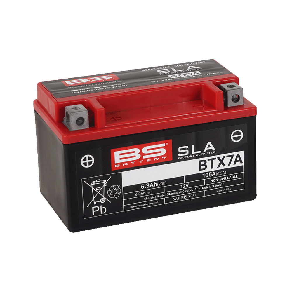 BTX7A-FA_0 Akumulator BS 12V 6Ah l gel BTX7A-FA levi (150x87x93) 105A - Image 1