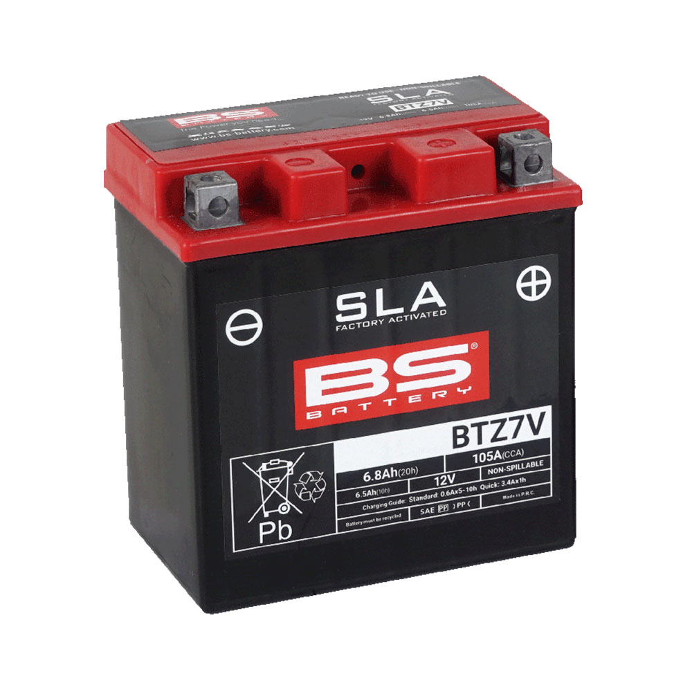 BTZ7V-FA_0 Akumulator BS 12V 6.5Ah BTZ7V-FA SLA desni plus (113x70x121) 105A - Image 1