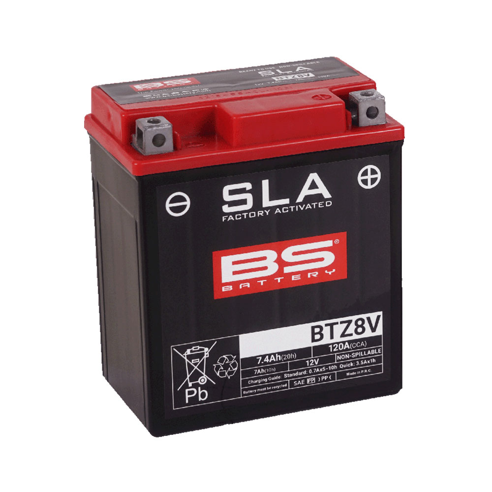 BTZ8V-FA_0 Akumulator BS 12V 7Ah BTZ8V-FA SLA desni plus (113x70x130) 120A - Image 1
