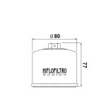 Filter ulja HF124RC Hiflo - Image 2