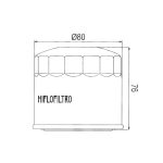Filter ulja HF134 Hiflo - Image 2
