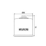 Filter ulja HF138RC Hiflo (RACING) - Image 2