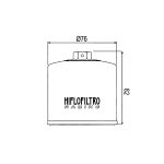 Filter ulja HF153RC Hiflo (RACING) - Image 2