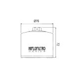 Filter ulja HF160RC Hiflo (RACING) - Image 2