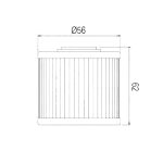 Filter ulja HF162 Hiflo - Image 2