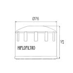 Filter ulja HF165 Hiflo - Image 2