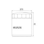Filter ulja HF170B Hiflo - Image 2