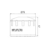 Filter ulja HF184 Hiflo - Image 2