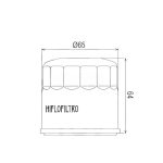 Filter ulja HF204 Hiflo - Image 2