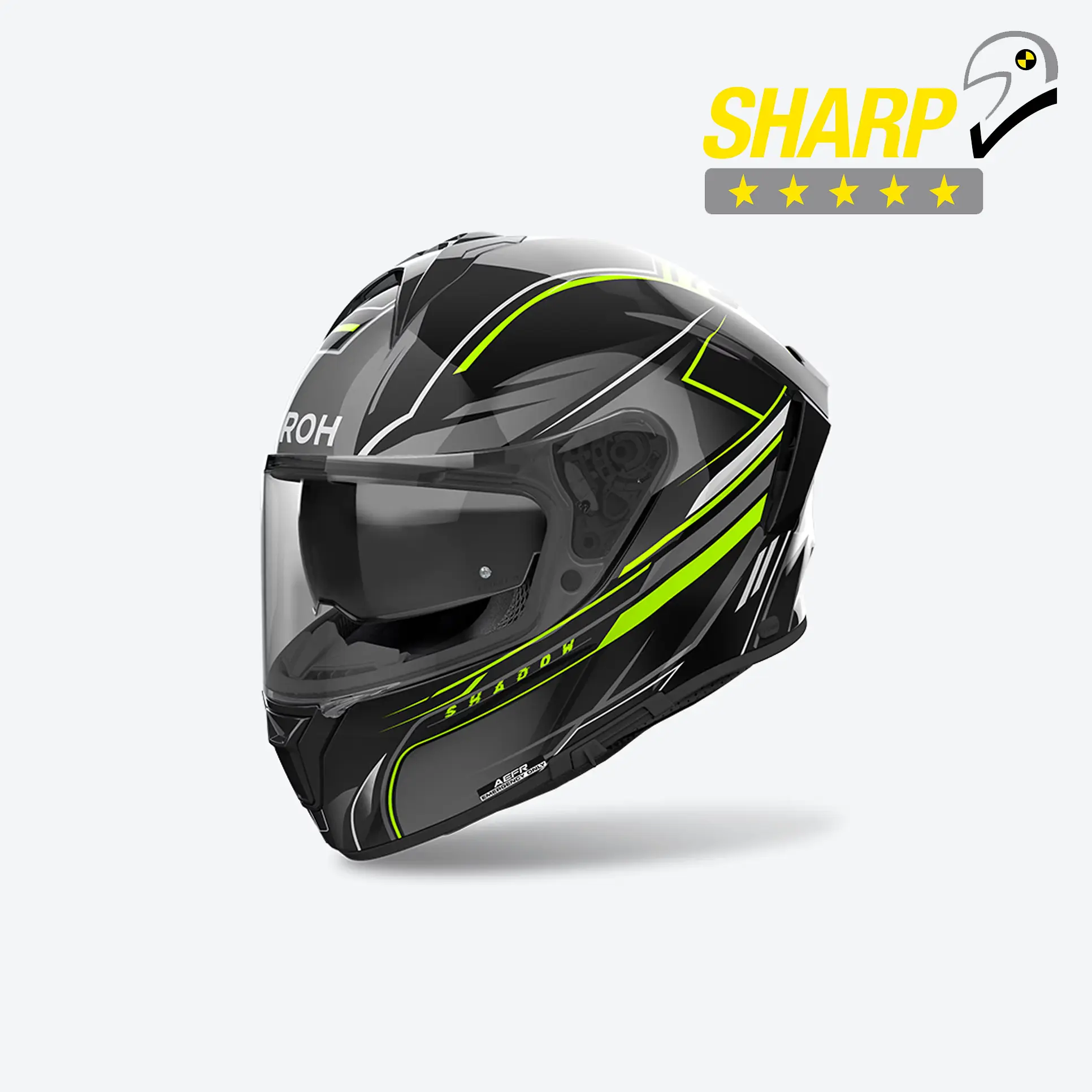 SP2SH31_0 Kaciga Airoh Spark 2 Shadow Yellow Gloss - Image 1