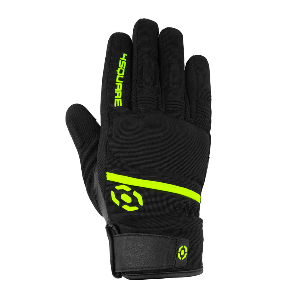 STRIKERBY_0 Rukavice NOX 4 SQUARE STRIKER BLACK YELLOW - Image 1