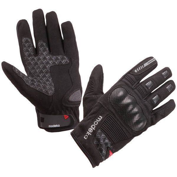 Rukavice FUEGO kratke crne 8 M MODEKA