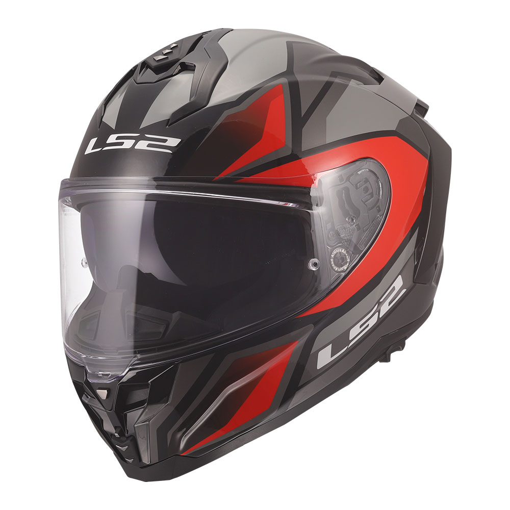 168170732_0 Kaciga LS2 Full Face FF817 CHALLENGER II VIPER sivo crvena S - Image 1