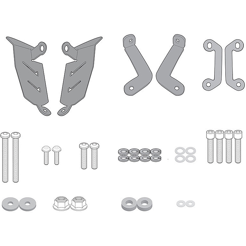 2140KIT_0 Adapteri odbojnika bisaga GIVI Yamaha MT07 (18-24) 2140KIT - Image 1