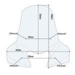 Vizir providni GIVI Honda SH 300 I (07-14) 308A