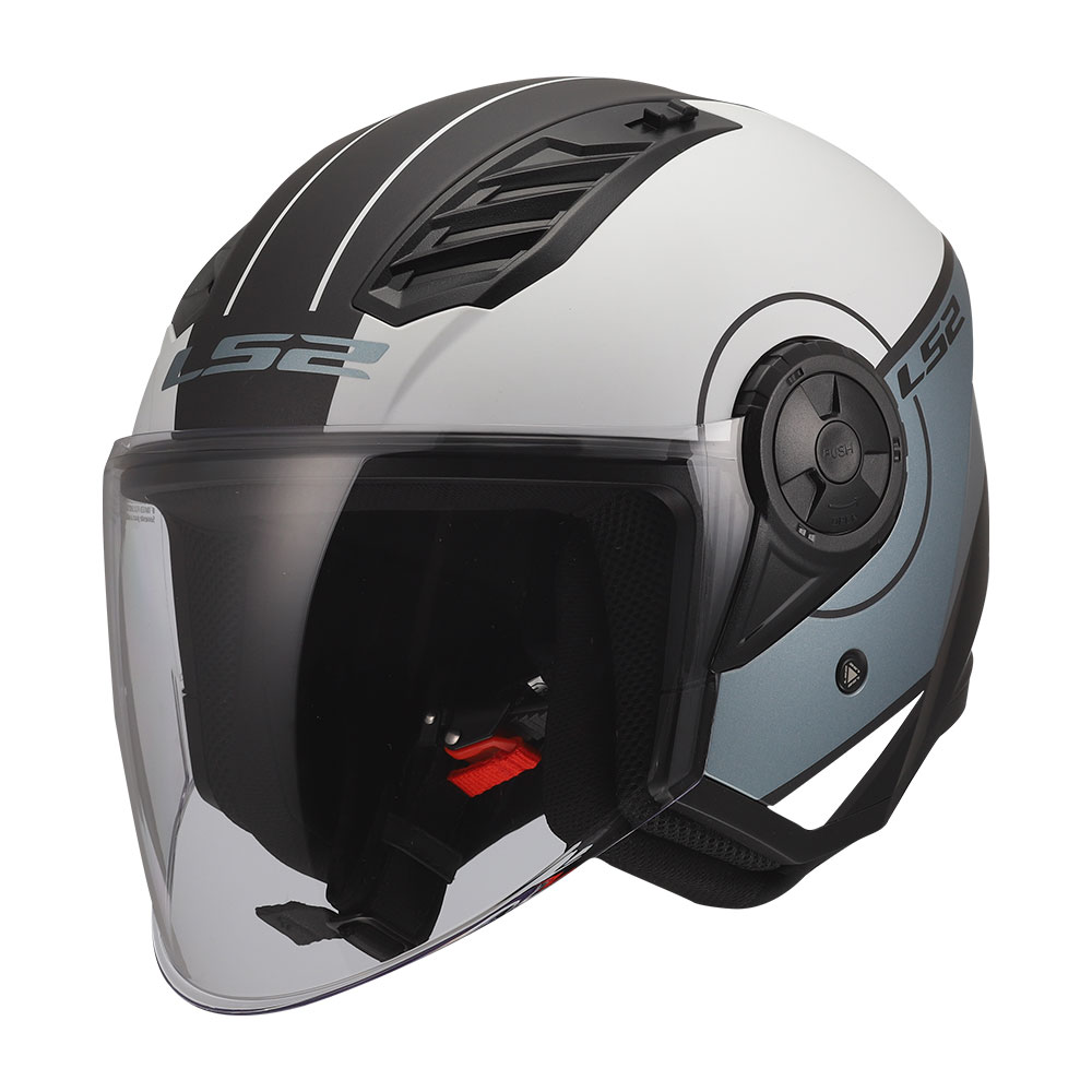 366162021_0 Kaciga LS2 Jet OF616 AIRFLOW II COVER sivo plava - Image 1
