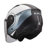 Kaciga LS2 Jet OF616 AIRFLOW II COVER sivo plava - Image 3