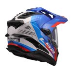 Kaciga LS2 Enduro MX701 EXPLORER HEXA belo plavo crvena XXL - Image 5
