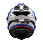 Kaciga LS2 Enduro MX701 EXPLORER HEXA belo plavo crvena - Image 4