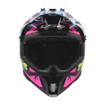 Kaciga LS2 Cross MX708 FAST II GROTESK plavo rozo zelena 3XL - Image 8