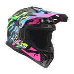 Kaciga LS2 Cross MX708 FAST II GROTESK plavo rozo zelena - Image 7