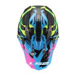 Kaciga LS2 Cross MX708 FAST II GROTESK plavo rozo zelena - Image 9