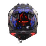 Kaciga LS2 Cross MX708 FAST II ZOMBIE II crno crveno plava XXL - Image 4