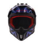 Kaciga LS2 Cross MX708 FAST II ZOMBIE II crno crveno plava XXL - Image 8