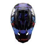 Kaciga LS2 Cross MX708 FAST II ZOMBIE II crno crveno plava XXL - Image 9