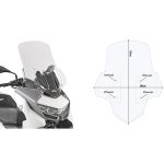 Vizir providni GIVI BMW C 400 GT (19-24) 5132DT
