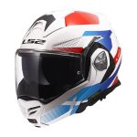 Kaciga LS2 Flip Up FF901 ADVANT X NOVA belo plavo crvena XXL