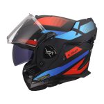 Kaciga LS2 Flip Up FF901 ADVANT X NOVA crno crveno plava XXL - Image 4