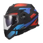 Kaciga LS2 Flip Up FF901 ADVANT X NOVA crno crveno plava - Image 3