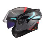 Kaciga LS2 Flip Up FF910 ADVANT II TRIPLE nardo sivo plava S - Image 4
