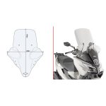Vizir providni povišeni GIVI KYMCO X-Town 125-300 City (20-25) 6115DT