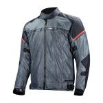 Jakna LS2 RIVA muška crno tamno sivo crvena 5XL