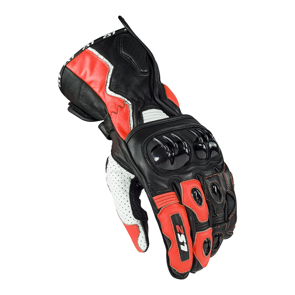 70099R0132XXL_0 Rukavice LS2 SWIFT RACING crno belo crvene XXL - Image 1