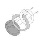 Nosač Tanklock torbe Kappa Triumph Street Triple BF02K - Image 2