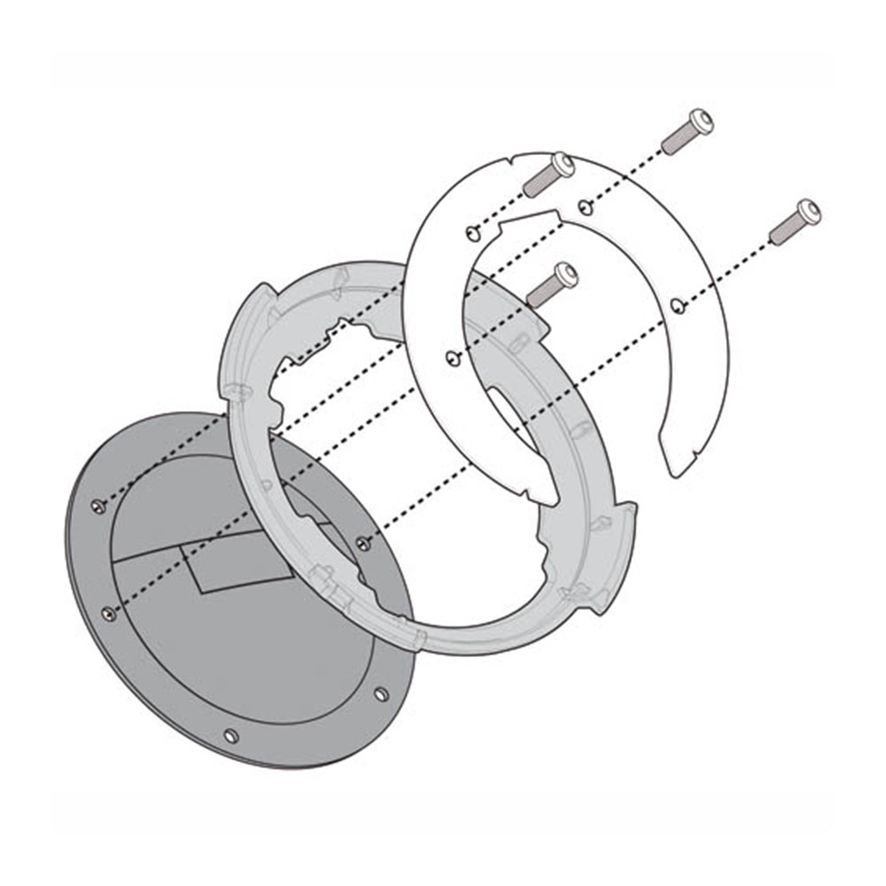 BF10_0 Nosač Tanklock torbe GIVI Suzuki DL 1000 V Strom (02-11) BF10 - Image 1