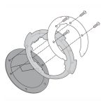 Nosač Tanklock torbe GIVI BMW R 1200 GS (08-12) BF22