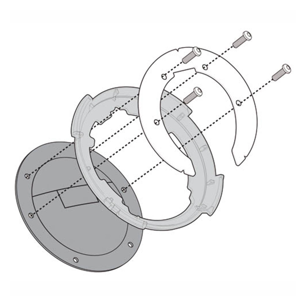 BF22_0 Nosač Tanklock torbe GIVI BMW R 1200 GS (08-12) BF22 - Image 1