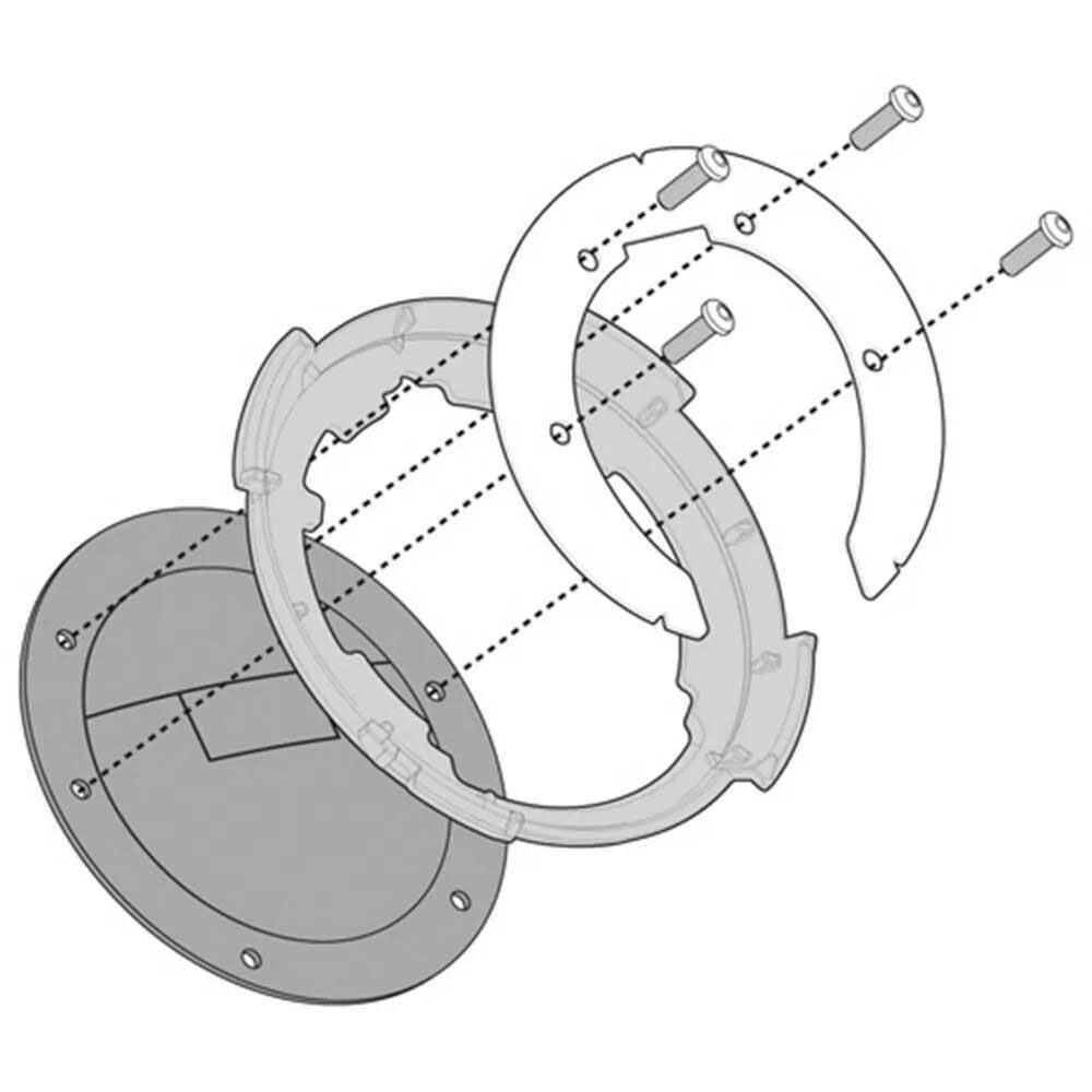 BF66_0 Nosač Tanklock torbe GIVI CF MOTO 650 MT BF66 - Image 1