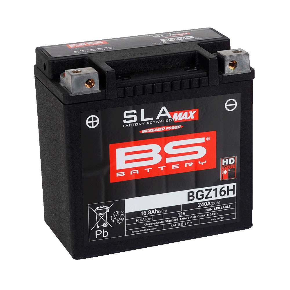 BGZ16H-FA_0 Akumulator BS 12V 16Ah gel BGZ16H-FA levi plus (150x89x145) 240A SLA Max - Image 1