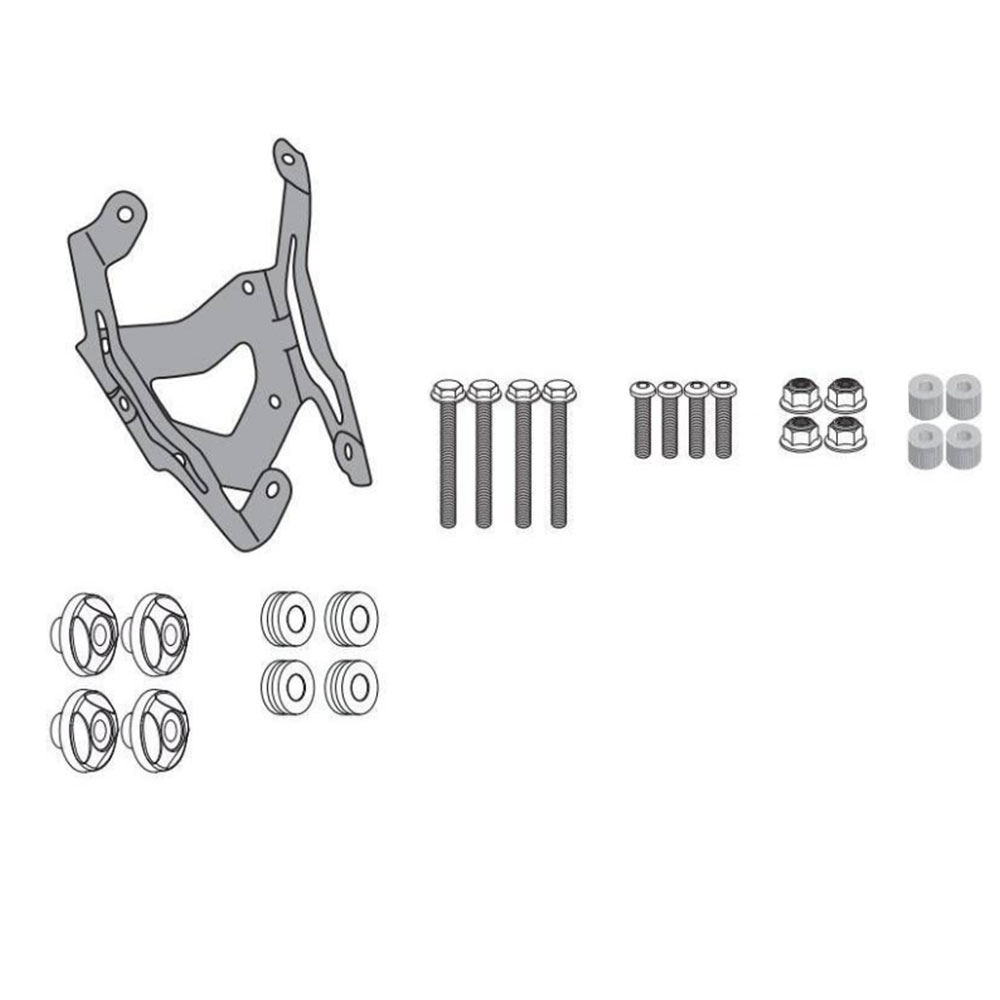 D2122KIT_0 Nosač vizira GIVI MT09 TRACER (15-17) D2122KIT - Image 1