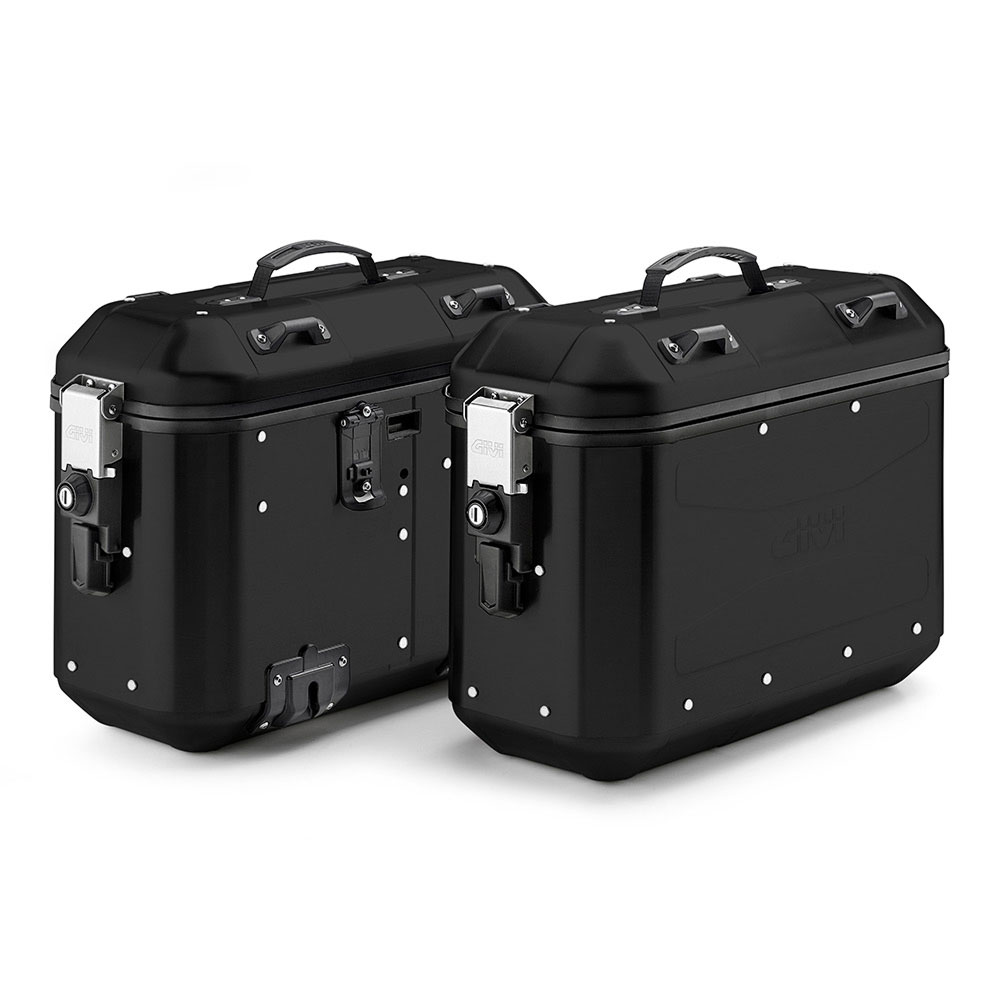DLMK36BPACK2_0 Bočni koferi GIVI TREKKER DOLOMITI ALU crni Monokey 36L - Image 1