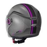 Kaciga jet GIVI 12.5F TOUCH titanium roza - Image 3