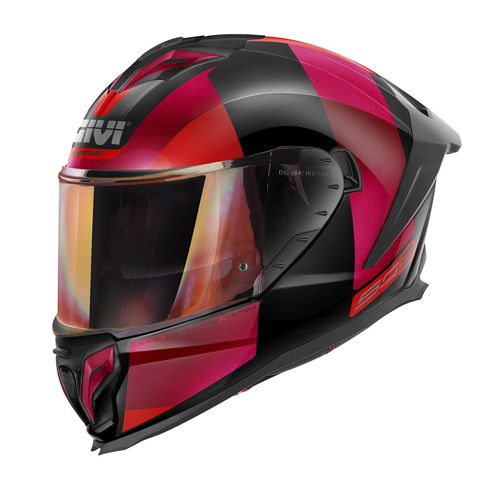H503FVNBR_0 Kaciga GIVI Full Face 50.3 VISION crno bordo crvena M - Image 1